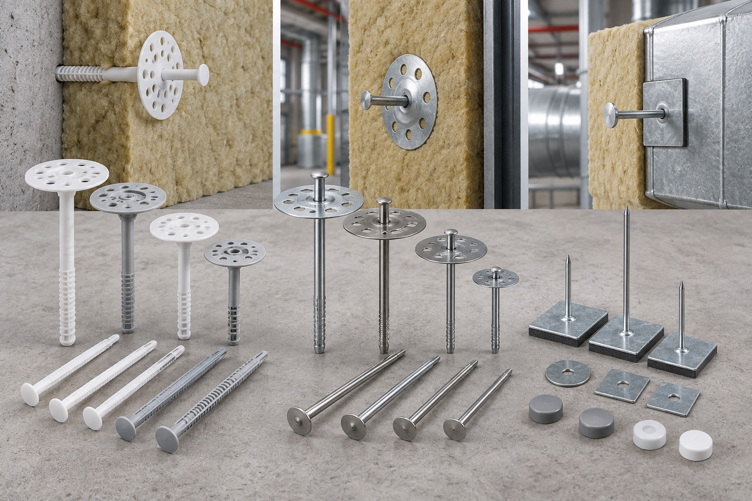 Insulation fixings